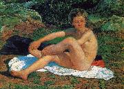Alexander Ivanov Nude Boy oil painting
